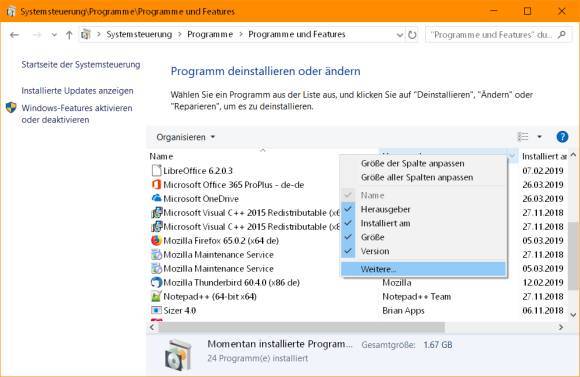 Windows: urozmaicaj i filtruj listę programów
