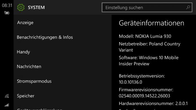 Windows 10 Mobile Build 10136 jest dostępny