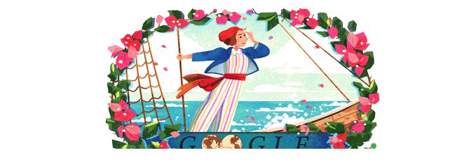Google Doodle honoruje Jeanne Baret Pierwszą kobietę, która opłynęła świat w przebraniu mężczyzny