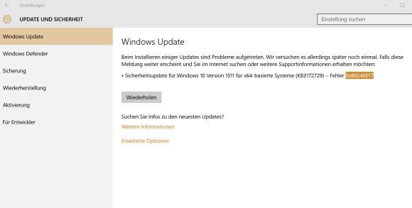Błąd 0x80240017 podczas aktualizacji systemu Windows 10
