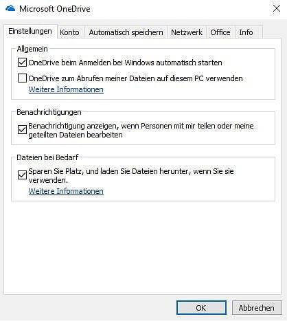 Aktualizacja Windows 10 Fall Creators Update: brak nowej funkcji OneDrive